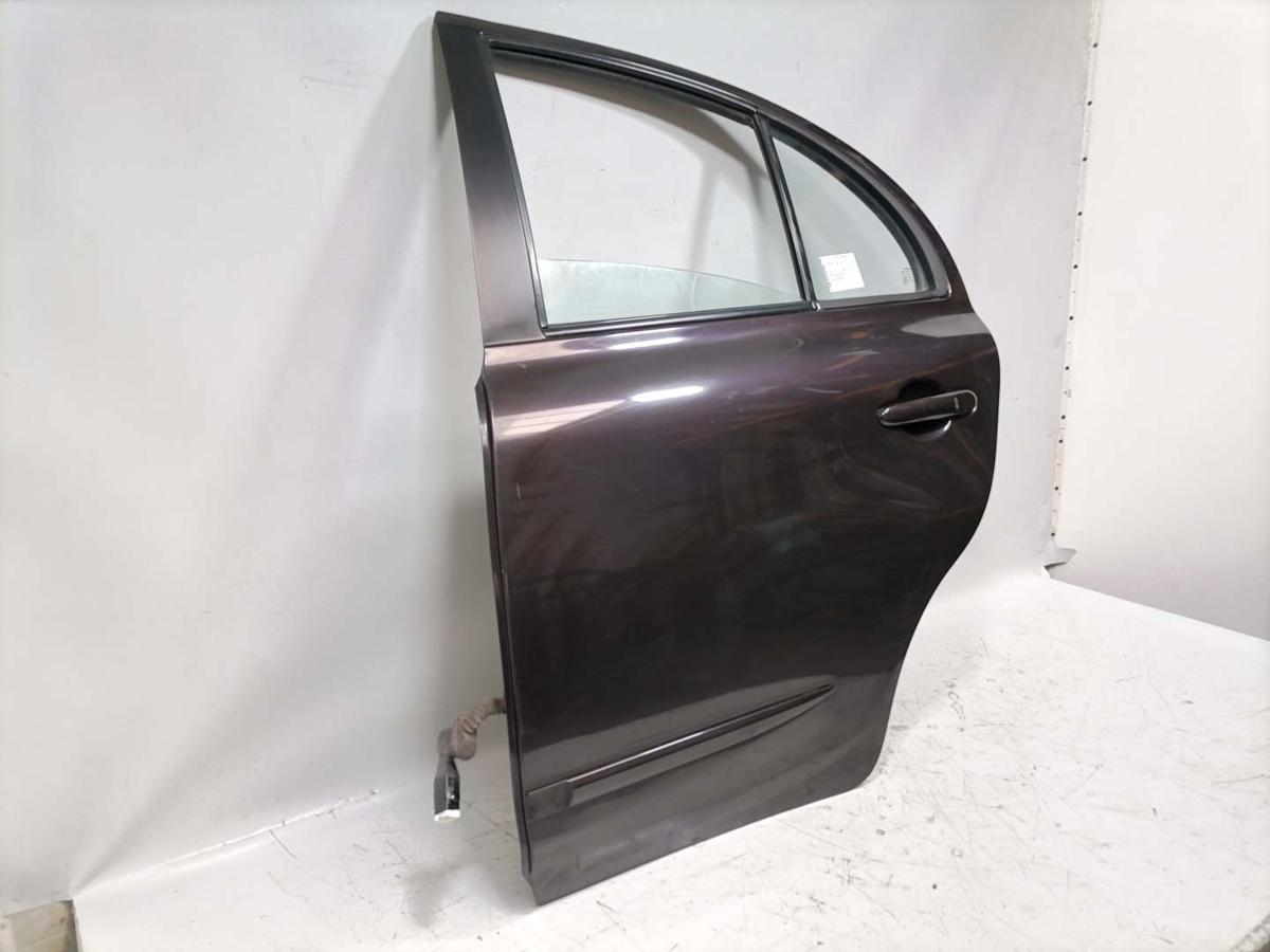 Nissan Micra K13 original T&uuml;r hinten links GAB-Nightshade Rohbau Bj.2012